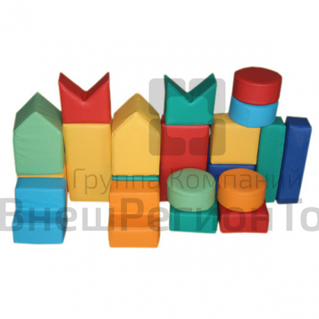 Конструктор – 12, 20 элементов («Юный строитель» 20).