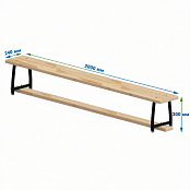 Скамейка гимнастическая универсальная