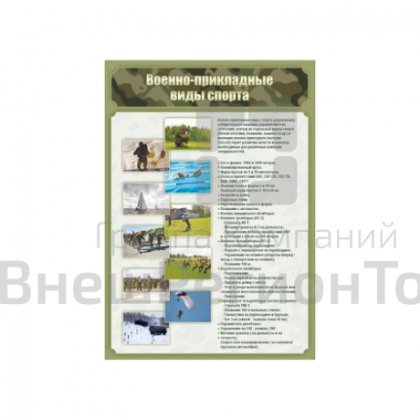 Стенд "Военно-прикладные виды спорта" ШК-4177_С.