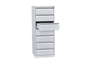 Шкаф картотечный 7 ящиков (А5) широкий h1370 мм