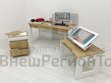 Стол психолога-дефектолога АЛМА Pro, профессиональный.