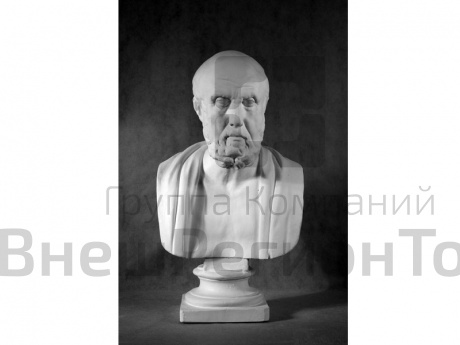 Гипсовый бюст Гиппократ.