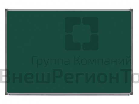 Одноэлементная магнитно-меловая доска 100х180 - алюминиевый профиль.