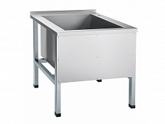 Котломойка, 1-секция, нерж.ст.,  800х700х901 мм