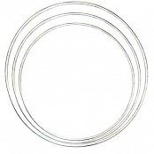 Обруч гимнастический стальной "Стандарт", d 900 мм, 900 г