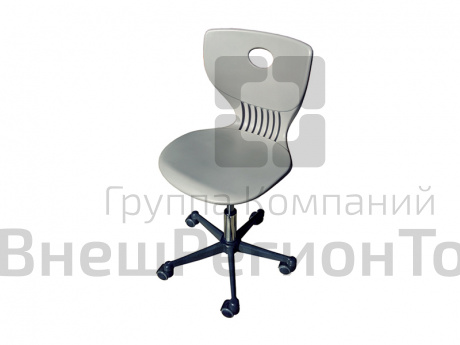 Стул ученический регулируемый (пластик, газлифт, ролики) гр.р. 4-7.