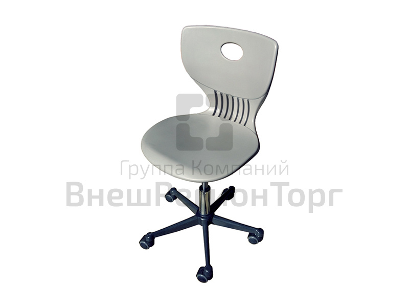Стул ученический регулируемый (пластик, газлифт, ролики) гр.р. 4-7.