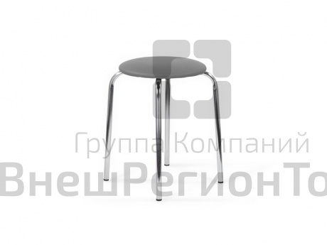Табурет круглый хром.