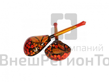 Музыкальные ложки (роспись-хохлома).