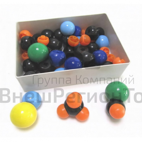 Набор для составления объемных моделей молекул.