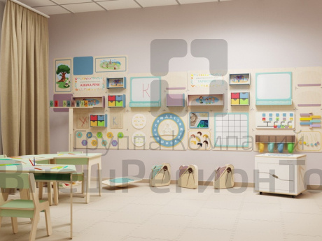 Комплект оборудования для кабинета Логопеда и Психолога, 20 кв.м.