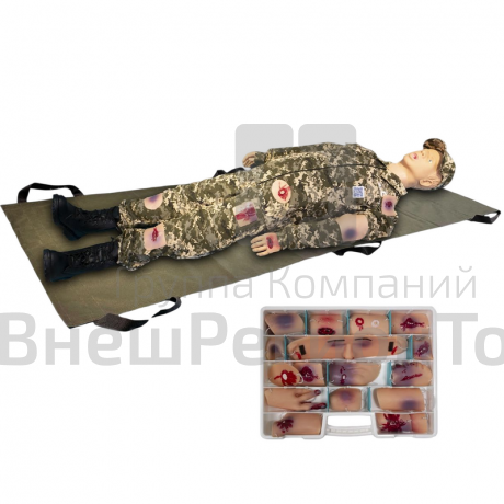 Манекен для оказания первой помощи при травмах Слава-2.