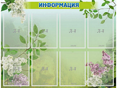 Стенд Информация 100х76 см