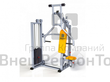 Реабилитационный тренажер Жим от груди сидя для инвалидов-колясочников.