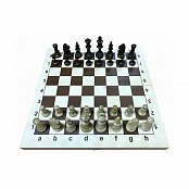 Шахматы Стаунтон N5 с утяжелителем с деревянной складной доской 49 см