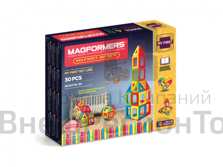 Магнитный конструктор My First MAGFORMERS 30 деталей (3+).