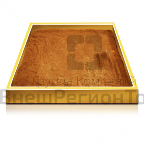 Настольный световой модуль из сосны для рисования песком.