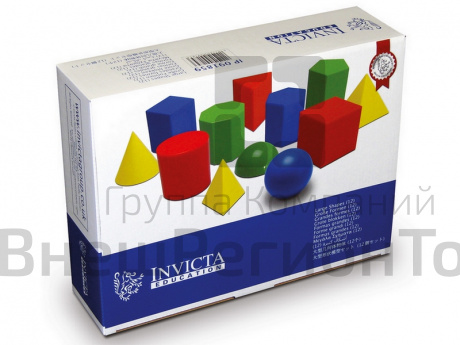 Набор объемных геометрических тел.