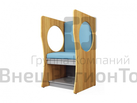 Кресло, 550х590х1000 мм.