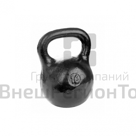 Гиря чугунная 16 кг, любительская.