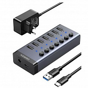Хаб (разветвитель) UGREEN CM481, черный