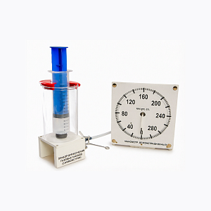 Прибор для изучения газовых законов (с манометром)