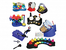 Комплект терапевтических музыкальных игрушек для детей-инвалидов 8 шт.