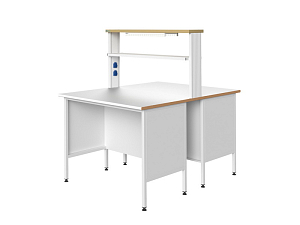 Физический островной лабораторный стол 1200×1500, выс.1520 мм