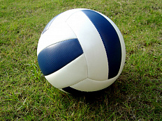 Мяч волейбольный звенящий, размер 5, окружность 67 см