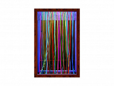 Панно Магический свет с нитями из пластилайта 1200х600х160 мм