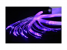 Фибероптические волокна с источником света