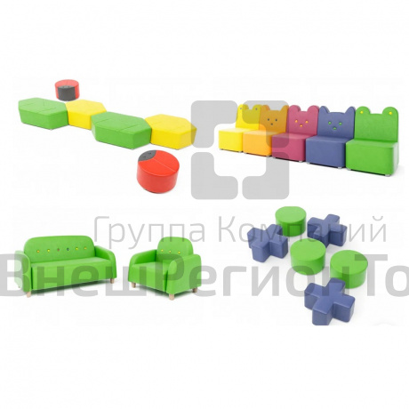 Бескаркасная мебель серии Гейм.