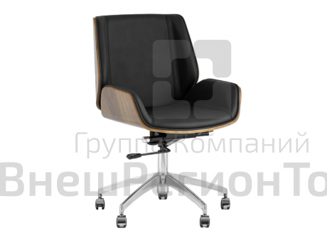 Кресло офисное TopChairs Crown, черное.