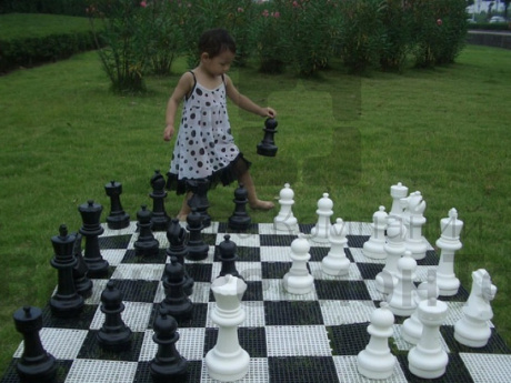 Напольные шахматные фигуры.