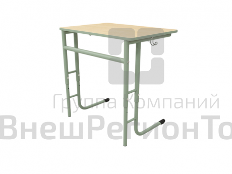 Одноместная парта Basis, регулируемая по росту (цвет в ассортименте).