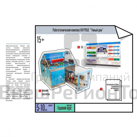 Робототехнический комплекс НАУРОБО "Умный дом".