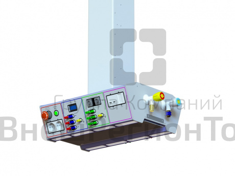 Система электроснабжения потолочная  / Горизонтальная система одностороняя.