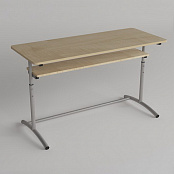 Стол ученический "Лидер" 2-местный регулируемый 3-5/5-7