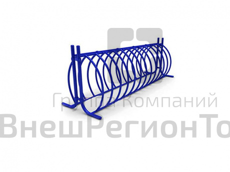 Велопарковка двусторонняя (от 160 до 310 см).