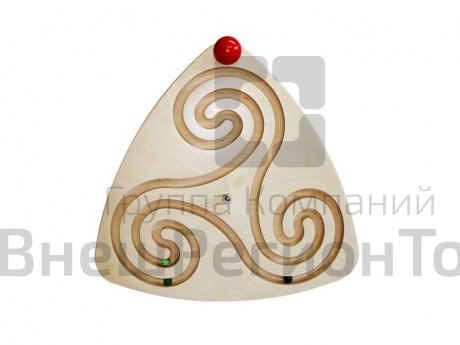 Тактильная панель Треугольник настенная 460х460 мм.