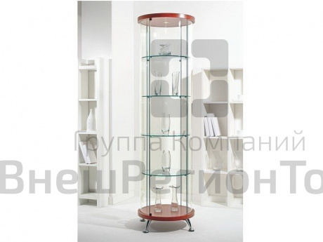 Витрина круглая.