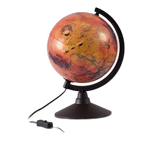 Глобус Марса с подсветкой