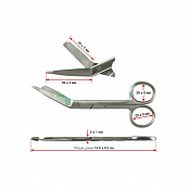 Ножницы для перевязочного материала многоразового использования