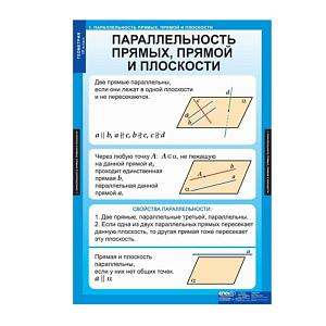 Геометрия (Комплект таблиц 14 шт. Математика 10 кл.)