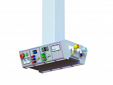 Система электроснабжения потолочная  / Горизонтальная система одностороняя