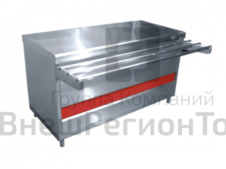 Прилавок для горячих напитков Аста, нейтральный стол, L1500 мм.