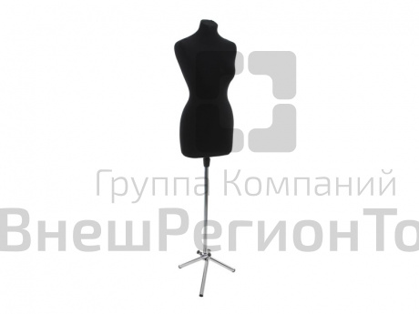Манекен женский портновский на стойке.