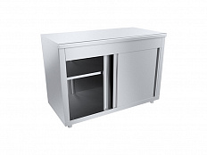 Стол-тумба с раздвижными дверками, 800х600 мм
