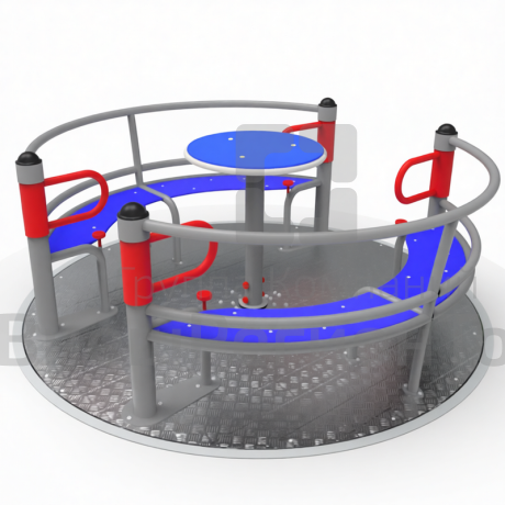 Карусель для инвалидов-колясочников.
