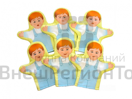 Комплект рукавичек "Эмоции. Мальчики".